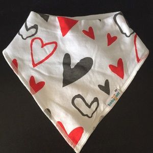 BabyGoal Hearts Baby Bandana Drool Bib